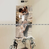 Ảnh Cổng Cưới Ghép 2 Ảnh WD22 60x120cm Qaha Tranh Khung Hợp Kim Nhôm Kỉ Niệm Đám Cưới, Tình Yêu