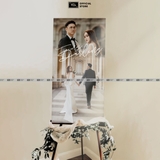 Ảnh Cổng Cưới Ghép 2 Ảnh WD26 60x120cm Qaha Tranh Khung Hợp Kim Nhôm Kỉ Niệm Đám Cưới, Tình Yêu