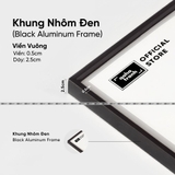 (Matboard Khổ Lớn)Khung Tranh Khăn Lụa Lồng Giấy Bo Khổ Lớn Hermès, Chanel, Dior