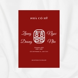Bảng Welcome Cưới WD9 /Đính Hôn/Tiệc Cưới - Tên Cô Dâu - Chú Rể, Bảng Vu Quy, Ảnh Cổng, Kí Tên, Gia Tiên......