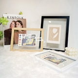 Khung Ảnh Treo Tường 2 Mặt Trong Suốt (Moebe Frame) Qaha Tranh Kích Thước 10x15,13x18,15x21,18x24cm,20x30, 30x40cm