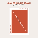 Giấy bo Tranh Dày (Matboard)  – giấy trang trí được sử dụng trong trang trí khung tranh ảnh, khung hình cưới, hình để bàn