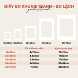 Giấy bo tranh(Matboard) Cao Cấp Nhiều Màu Sắc - Giấy bo chuyên dụng cho triển lãm, trang trí khung tranh, ảnh mọi kích thước