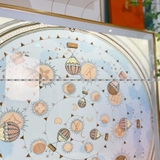 Lighting Silk Scarf Framing