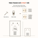 Tranh Đơn Sắc Trắng Đen - 001