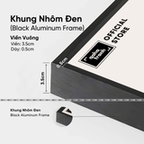 (Matboard Khổ Lớn)Khung Tranh Khăn Lụa Lồng Giấy Bo Khổ Lớn Hermès, Chanel, Dior