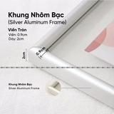 (Moebe Frame)Khung Tranh Hợp Kim Nhôm Trong Suốt 2 Mặt Treo Tường Qaha Tranh Kích Thước 30x40cm, 40x60cm, 50x70, 60x80cm