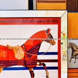 Mirror Silk Scarf Framing