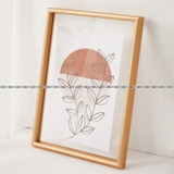 (Moebe Frame)Khung Tranh Hợp Kim Nhôm Trong Suốt 2 Mặt Treo Tường Qaha Tranh Kích Thước 30x40cm, 40x60cm, 50x70, 60x80cm