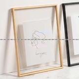 (Moebe Frame)Khung Tranh Hợp Kim Nhôm Trong Suốt 2 Mặt Treo Tường Qaha Tranh Kích Thước 30x40cm, 40x60cm, 50x70, 60x80cm