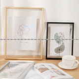 (Moebe Frame)Khung Tranh Hợp Kim Nhôm Trong Suốt 2 Mặt Treo Tường Qaha Tranh Kích Thước 30x40cm, 40x60cm, 50x70, 60x80cm