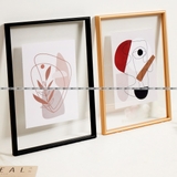 (Moebe Frame)Khung Tranh Hợp Kim Nhôm Trong Suốt 2 Mặt Treo Tường Qaha Tranh Kích Thước 30x40cm, 40x60cm, 50x70, 60x80cm