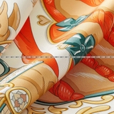 Custom Large Matboard Silk Scarf Framing