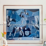 Moebe Silk Scarf Framing