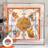 Moebe Silk Scarf Framing