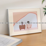 Khung tranh hợp kim nhôm cao cấp viền vuông qaha tranh – nhiều kích thước & đa dạng màu sắc