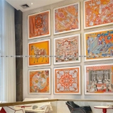 Matboard Silk Scarf Framing