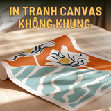 In Tranh Canvas theo yêu cầu, in tranh Canvas khổ lớn kích thước không giới hạn Qaha Tranh