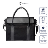 Varro Lucius Briefcase - Túi Văn Phòng Unisex Da Cao Cấp Chống Sốc & Nước Canvas Nam Nữ Công Sở Laptop 14 15.6 inch Chính Hãng Jenoss