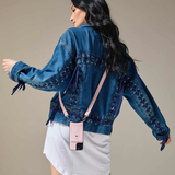 Richard - Ốp lưng Điện Thoại Có Dây Đeo Dạng Ví Đựng Thẻ và Túi đeo chéo IPHONE 13 PRO MAX 12 PROMAX MINI 11 Chính Hãng Jenoss