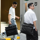 Orga Double Tote Bag - Túi đựng laptop chống nước công sở đa năng canvas đeo chéo cặp xách 14 15.6 inch hàng hiệu Jenoss