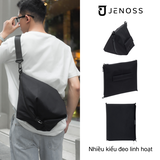 Vincent Jenoss - Túi Tote Messenger Unisex Đa Năng Basic Đeo Chéo Vải Canvas Mini Cặp Xách Laptop 14 15.6 inch Nam Nữ Chính Hãng Jenoss