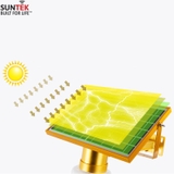 Đèn pha LED năng lượng mặt trời cho sân vườn SUNTEK JD-9908. Bảo hành 3 năm