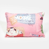 GỐI NẰM TRẺ EM VẢI COTTON HÀN QUỐC 100%, RUỘT LÔNG VŨ NHÂN TẠO EDILY | GN3045HQ
