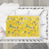 NỆM CHẦN BÔNG NT 80x120 cm VẢI COTTON HÀN QUỐC 100% ,RUỘT GÒN  POLY MICROFIBER  EDILY  N80x120HQ