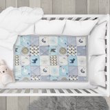 NỆM CHẦN BÔNG NT 80x120 cm VẢI COTTON HÀN QUỐC 100% ,RUỘT GÒN  POLY MICROFIBER  EDILY  N80x120HQ
