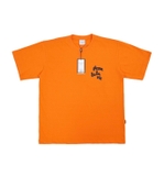 Embossing Script T-Shirt - Orange