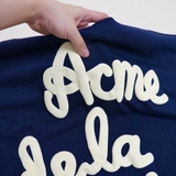 Embossing Script T-Shirt - Navy