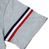 Thom Browne Viền Tay Kẻ Sọc T-Shirt - Grey