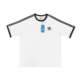 Adidas Basic 3-Stripes T-shirt - White