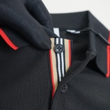 Burberry TB Icon Stripe Polo - Black
