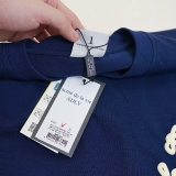 Embossing Script T-Shirt - Navy