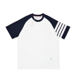 Thom Browne Raglan 4-Bar T-Shirt Navy