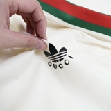 Gucci Adidas Trefoil Silicon T-Shirt Beige