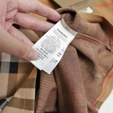 Burberry Check Knitted Jacquard Polo - Brown