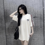 Gucci Adidas Trefoil Silicon T-Shirt Beige