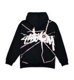 Stussy Shattered Hoodie Zip - Black