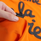 Embossing Script T-Shirt - Orange