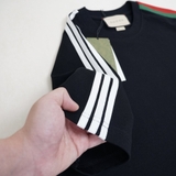 Gucci Adidas Trefoil Silicon T-Shirt Black