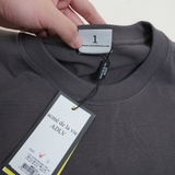 Embossing Script T-Shirt - Grey