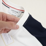 Thom Browne Raglan 4-Bar T-Shirt Navy