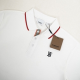 Burberry TB Icon Stripe Polo - White
