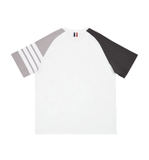 Thom Browne Raglan 4-Bar T-Shirt Grey-Beige
