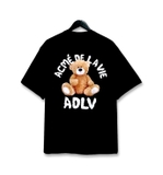 ADLV Teddy Bear Black T-Shirt