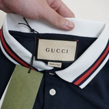 Gucci Piquet Double G Polo - Navy