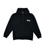 Stussy Shattered Hoodie Zip - Black